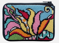 SZ614 Modern Tulip Purse - Stitch N' Zip Cosmetic Purse
