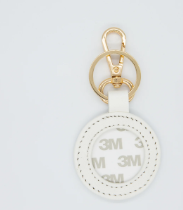 Key Fob - self finishing- White