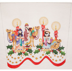 CSC31  Stocking Cuff with Wise men