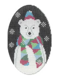 GD-XO59 Polar Bear with Scarf