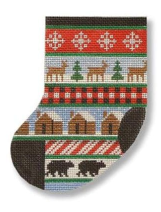 MBM-SX13 Cabin in the Woods Mini Stocking