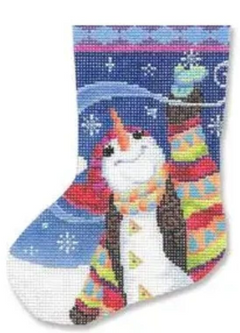 MN-SX03 Snowman with Jacket Mini Stocking