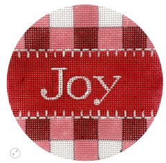 AP434 Joy Red Gingham Round