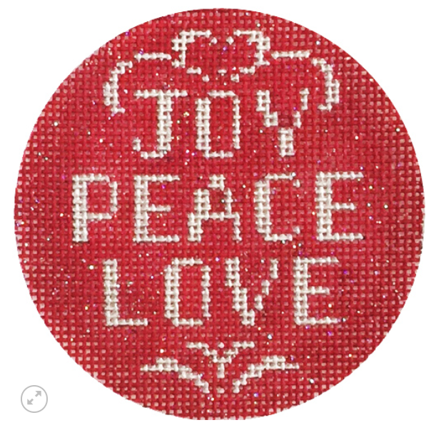 AP325 Joy Peace Love Round