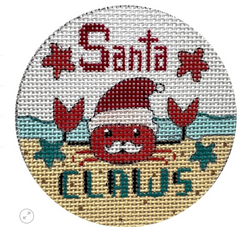 X580 Santa Claws Christmas Round