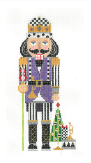 NC-12 Nutcracker - Black White and Purple Music