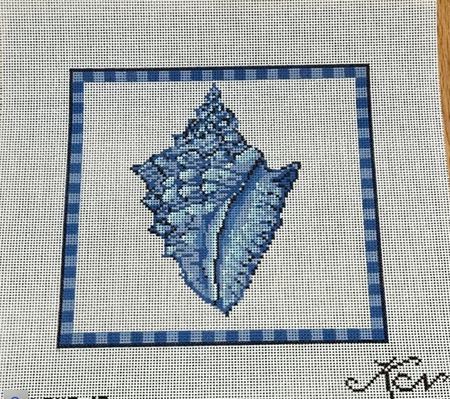 KCD947-13  Conch Shell in Ocean Blue