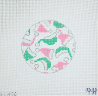 APch56- Santa Hts Pink & Green
