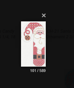 CH-23 Santa Red/White Candy Cane