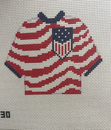 S1430 Striped Soccer Pullover