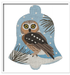 BL08 Saw- Whet Owl Snow Bell