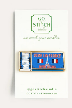 GGS- Vive La France Matchbox Needle Minder