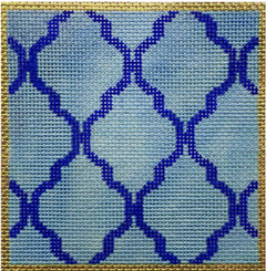 KAI08-18 Flow Blue Trellis
