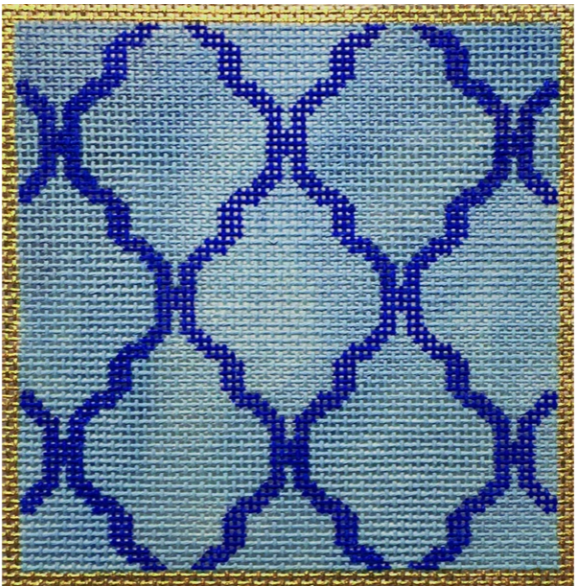 KAI08-18 Flow Blue Trellis