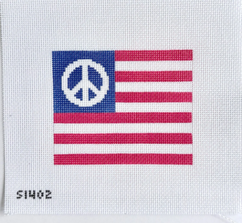 S1402 Small Peace American Flag