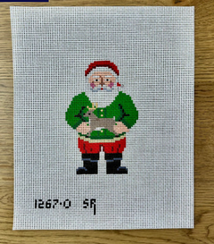 1267-O Reindeer Santa