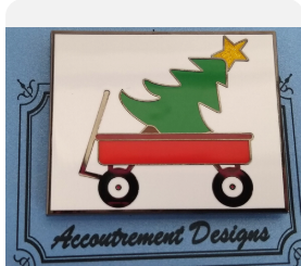 Christmas Tree Wagon needle minder by Accoutrement Designs