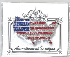 Patriotic USA needle minder by Accoutrement Designs