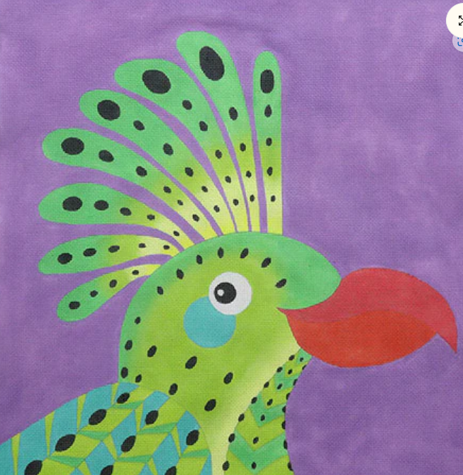 ZE-987 Big Green Parrot