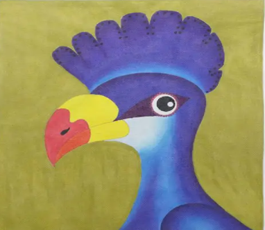 ZE-988-13 Great Blue Turaco