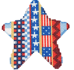 NTG-TS312 Patriotic Patterns Mini Star