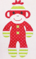 JM SM-2 Sock Monkey Christmas PJs