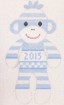 JM SM-6b Sock Monkey 1st Christmas Boy