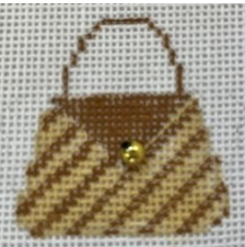 HB-75 Mini Purse Tan Stripes