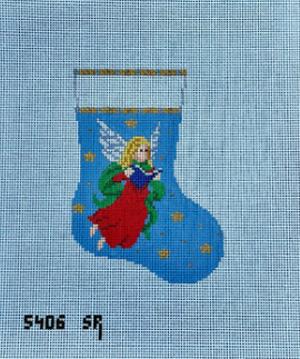 5406 SR Angels in Stars Mini Stocking
