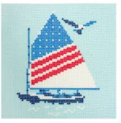 NTG-KB243 Regatta Coaster US Flag