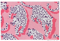 NTG KB136 Leopard Clutch - Pink