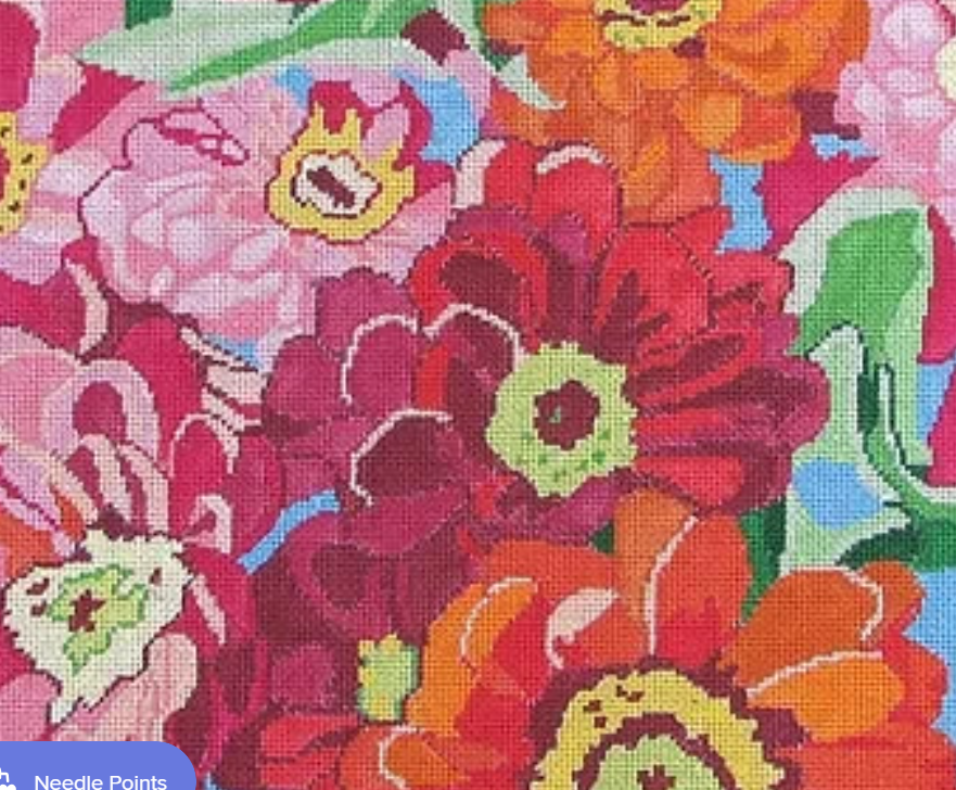 3B Jean Smith Floral Zinnia Frenzy