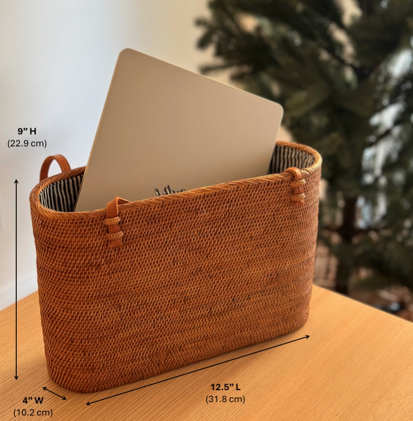 Bali Rattan Tote Bag-Medium