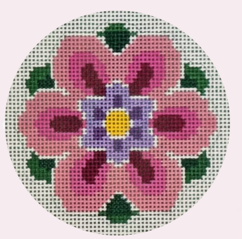 LL-IN-4B Pink Flower Round