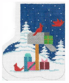 ST- C -561 Christmas Mailbox Mini Sock