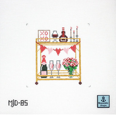 MJD-85 Valentine's Day Bar Cart
