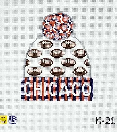 H-21 Chicago Football Beanie