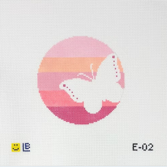 E-02 Butterfly on Stripes