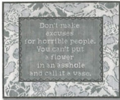 SS66 Don't Make Excuses for horrible People, You Can't