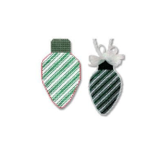 S-XOW Light Bulb Green White Ticking