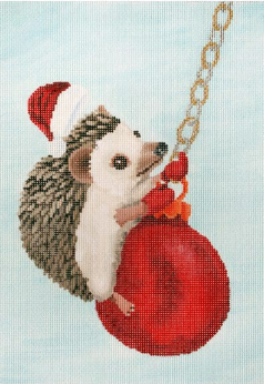 SC-PL83 Hedgehog Swimming on Ornament
