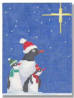 SC-PL41 Penguins with North Star