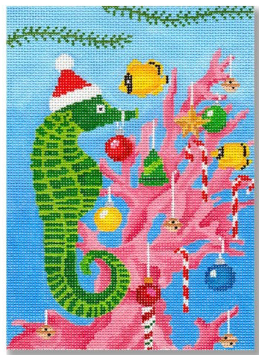 SC-PL09 Seahorse Decorating for Christmas
