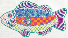 PL-586 Funky Fish #2 Facing Left