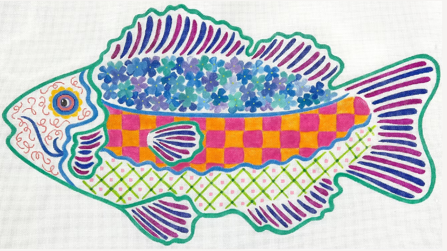 PL-586 Funky Fish #2 Facing Left