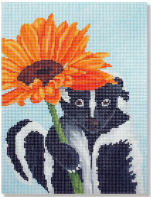 SC-PL60 Skunk with Black Eyed Susan