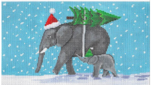 SC-CC01 Elephants with Tree
