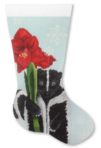 SC-XM02 Skunk with Amaryllis