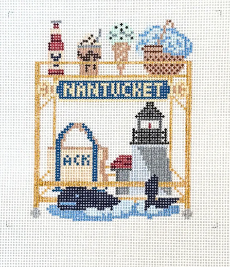MJD-198b Nantucket Bar Cart