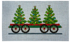 sr5881 North Pole Express Flatbed of Trees
